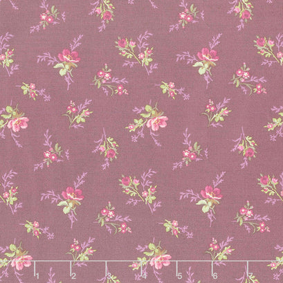 Anne of Green Gables - Bouquet Eggplant Yardage