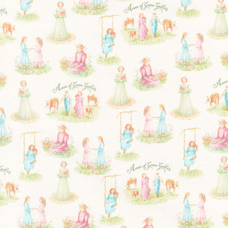 Anne of Green Gables - Scenic Parchment Yardage