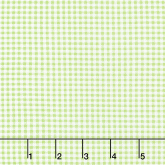 Apricot & Ash - Gingham Pistachio Yardage