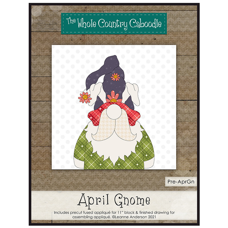 April Gnome Precut Fused Appliqué Pack