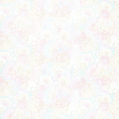 Art Theory - Rainbow Stitched Day Yardage