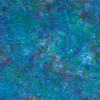 Artisan Batiks Evening Glow - Flowers Garden Yardage