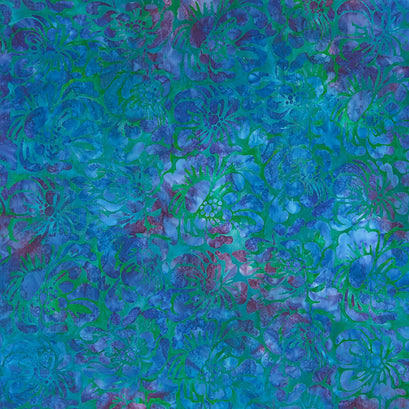 Artisan Batiks Evening Glow - Flowers Garden Yardage
