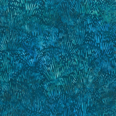 Artisan Batiks - Garden Style Grass Indigo Yardage