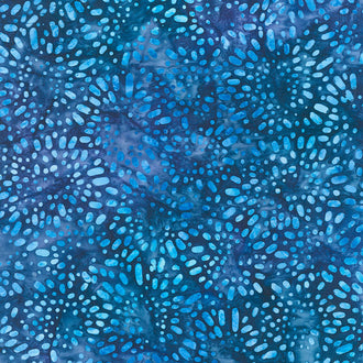 Artisan Batiks - Garden Style Petals Royal Yardage