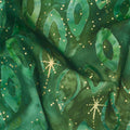 Artisan Batiks Holiday Moments - Ornaments Green Metallic Yardage
