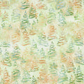 Artisan Batiks Holiday Moments - Trees Leaf Metallic Yardage