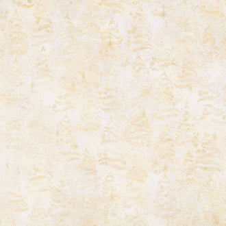 Artisan Batiks Holiday Moments - Trees Natural Metallic Yardage