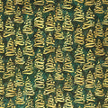 Artisan Batiks Holiday Moments - Trees Spruce Metallic Yardage Primary Image
