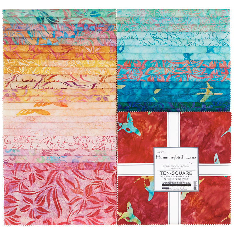Artisan Batiks Hummingbird Lane Ten Squares
