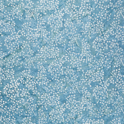 Artisan Batiks Magical Winter - Branches Blue Yardage