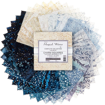 Artisan Batiks Magical Winter Metallic Charm Pack