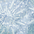 Artisan Batiks Magical Winter - Snowflakes Dusty Blue Metallic Yardage