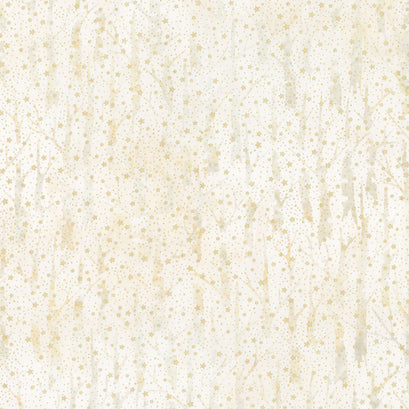 Artisan Batiks Magical Winter - Tree Trunks Natural Metallic Yardage