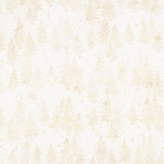 Artisan Batiks Magical Winter - Trees Natural Metallic Yardage