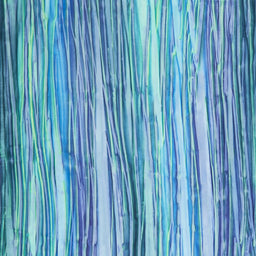 Artisan Batiks - Patina Handpaints Stripes Sea Glass Yardage Primary Image