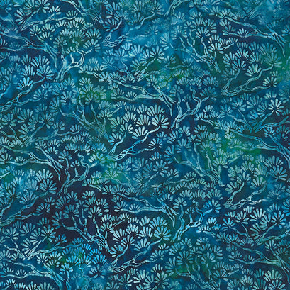 Artisan Batiks Sakura - Trees Midnight Yardage