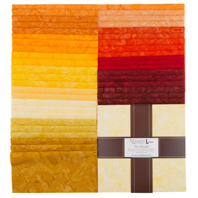 Artisan Batiks Solids - Prisma Dyes Lava Flow Ten Square