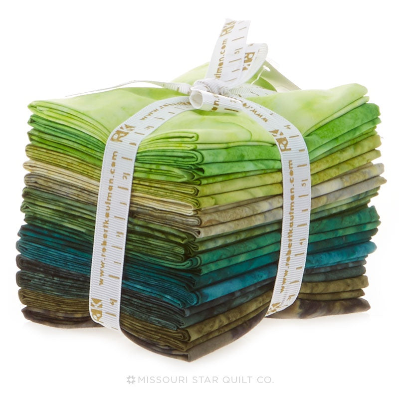 Artisan Batiks Solids - Prisma Dyes Rainforest Fat Quarter Bundle