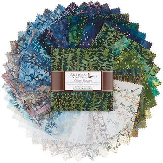 Artisan Batiks - Twilight Snowfall Metallic Charm Pack
