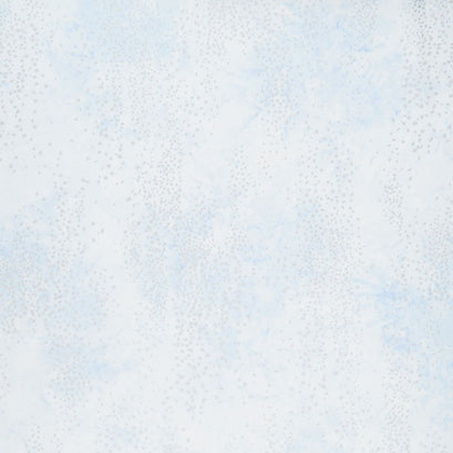 Artisan Batiks - Twilight Snowfall Mottles Trees Sky Metallic Yardage