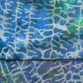 Artisan Batiks - Twilight Snowfall Peacock Blender Multi Metallic Yardage