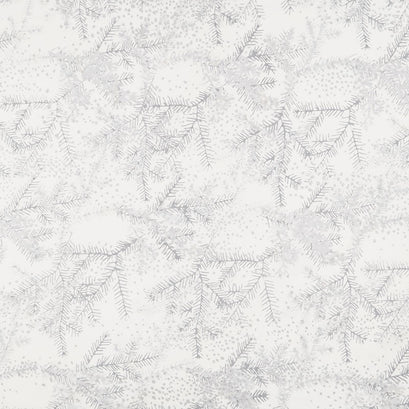 Artisan Batiks - Twilight Snowfall Pine Holiday Winter Metallic Yardage