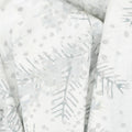 Artisan Batiks - Twilight Snowfall Pine Holiday Winter Metallic Yardage Alternative View #1