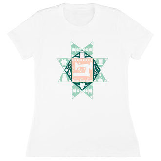 At Home With Misty White Icon Logo T-shirt - Medium