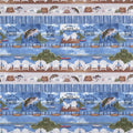 At the Lake - Border Stripe Yardage