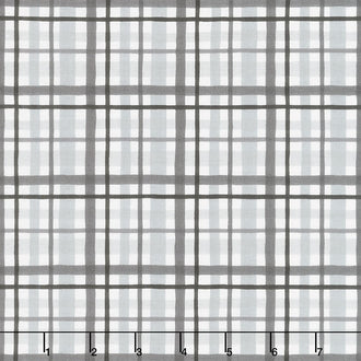At the Lake - Plaid Gray Yardage