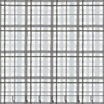 At the Lake - Plaid Gray Yardage