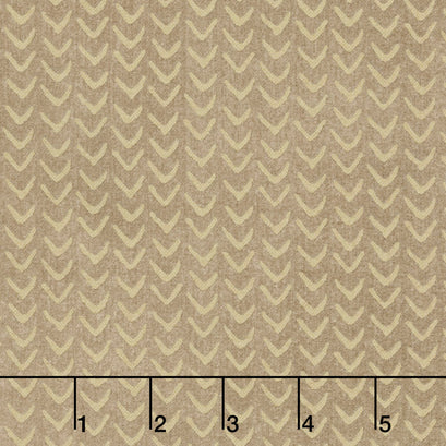 Atlas Flannel - Arrows Khaki Yardage