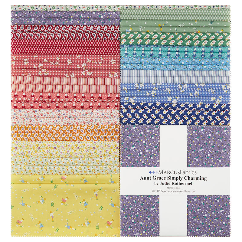 Aunt Grace Simply Charming 10" Squares