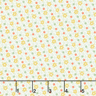 Aunt Grace Simply Charming - Wild Flowers Yellow Yardage