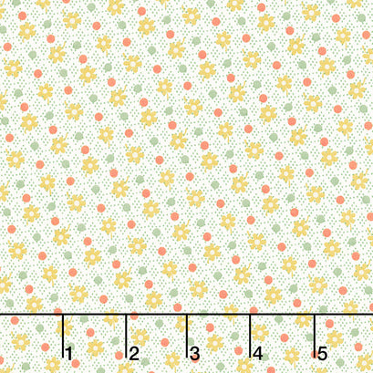 Aunt Grace Simply Charming - Wild Flowers Yellow Yardage