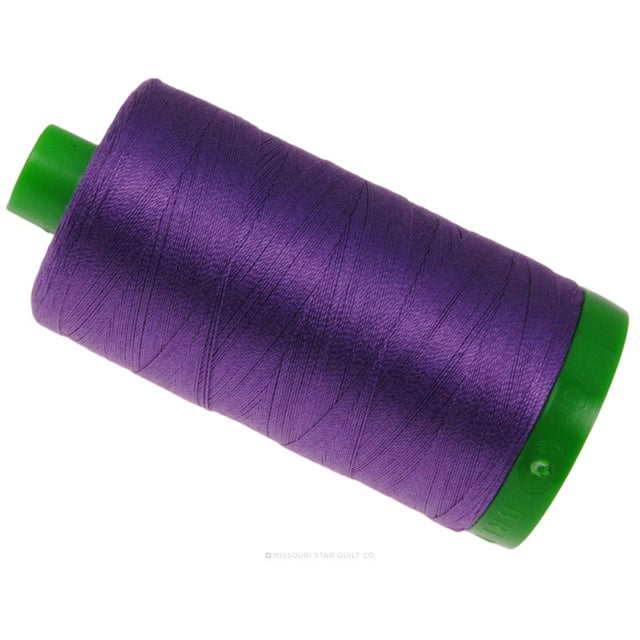 Aurifil 40 WT Cotton Mako Large Spool Thread Dusty Lavender