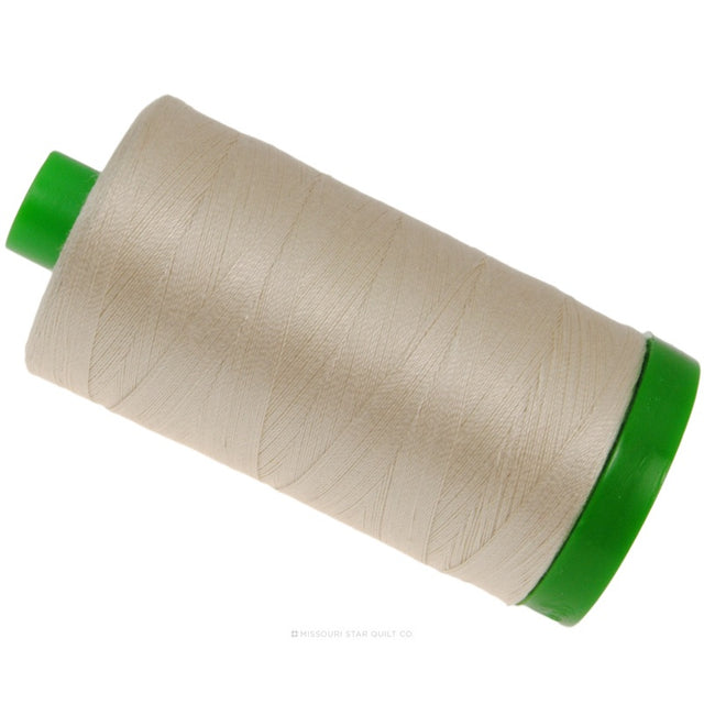 Aurifil 40 WT Cotton Mako Large Spool Thread Light Beige