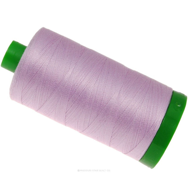 Aurifil 40 WT Cotton Mako Large Spool Thread Light Lilac