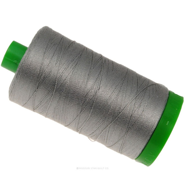 Aurifil 40 WT Cotton Mako Large Spool Thread Stainless Steel