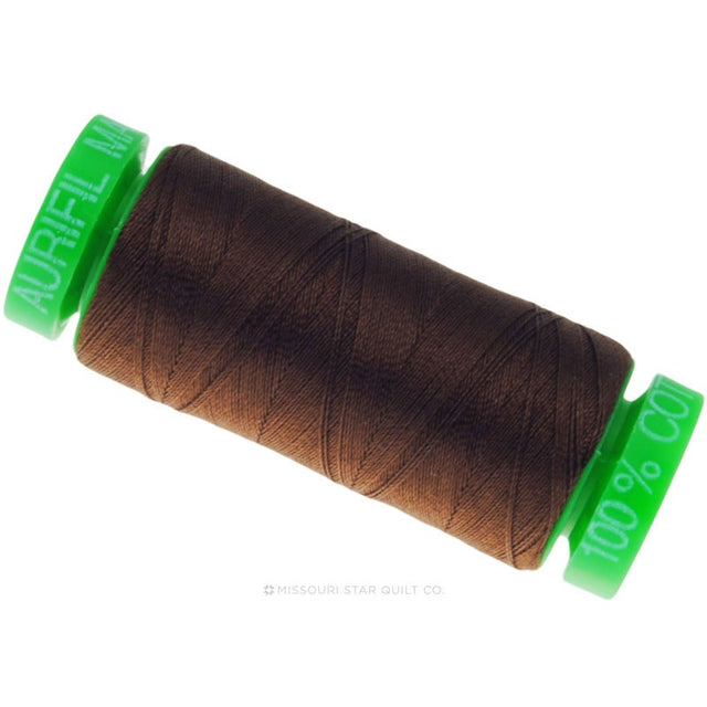 Aurifil 40 WT Cotton Mako Spool Thread Chocolate
