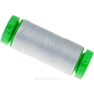 Aurifil 40 WT Cotton Mako Spool Thread Dove