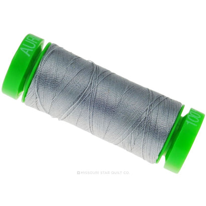 Aurifil 40 WT Cotton Mako Spool Thread Grey