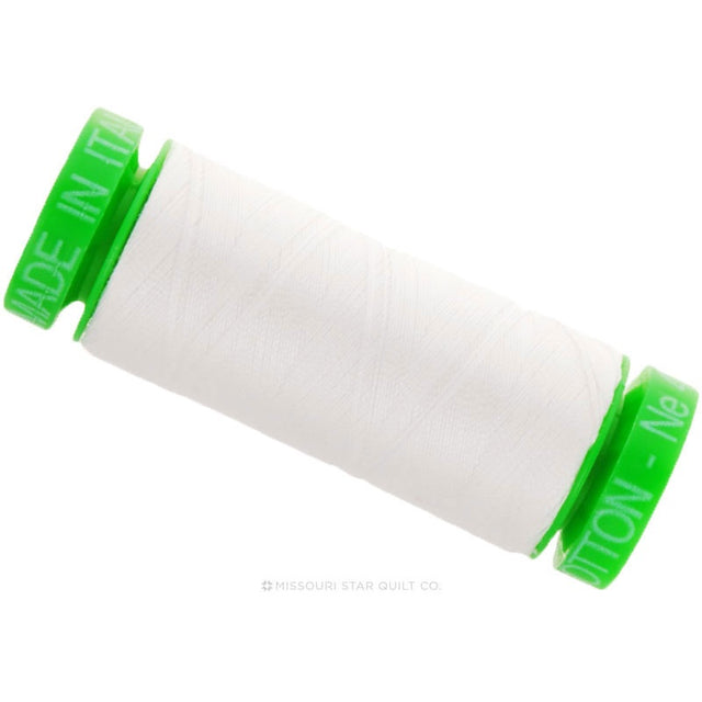 Aurifil 40 WT Cotton Mako Spool Thread Natural White
