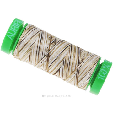 Aurifil 40 WT Cotton Mako Variegated Thread - Nutty Nougat