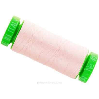Aurifil 40 WT Cotton Mako Spool Thread Pale Pink