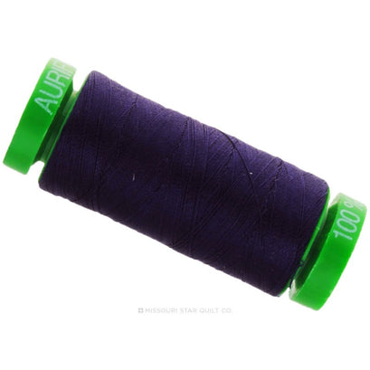 Aurifil 40 WT Cotton Mako Spool Thread Very Dark Navy