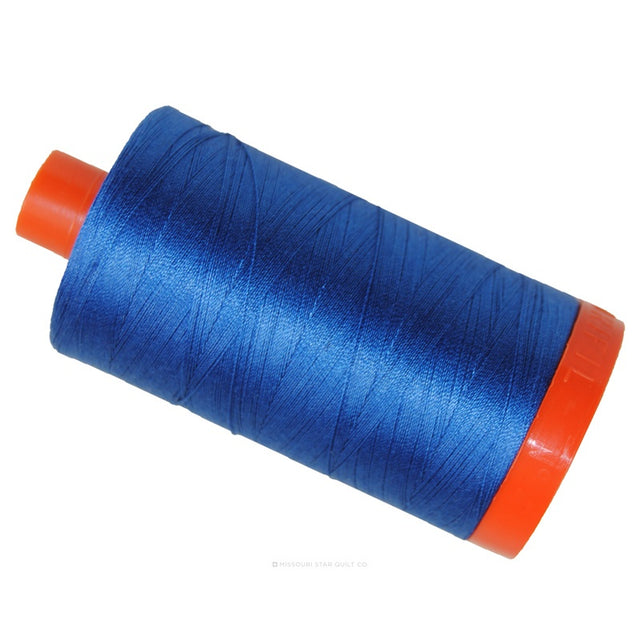 Aurifil 50 WT Cotton Mako Large Spool Thread Delft Blue