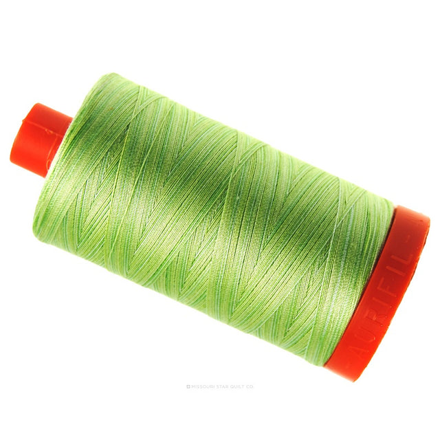 Aurifil 50 WT Cotton Mako Large Spool Thread Light Spring Green