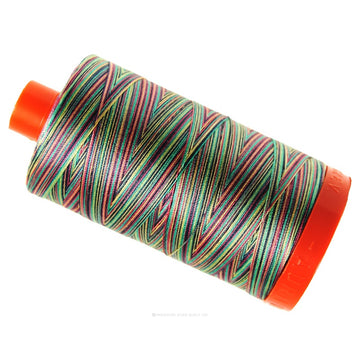 Aurifil 50 WT Cotton Mako Variegated Large Spool Thread - Marrakesh
